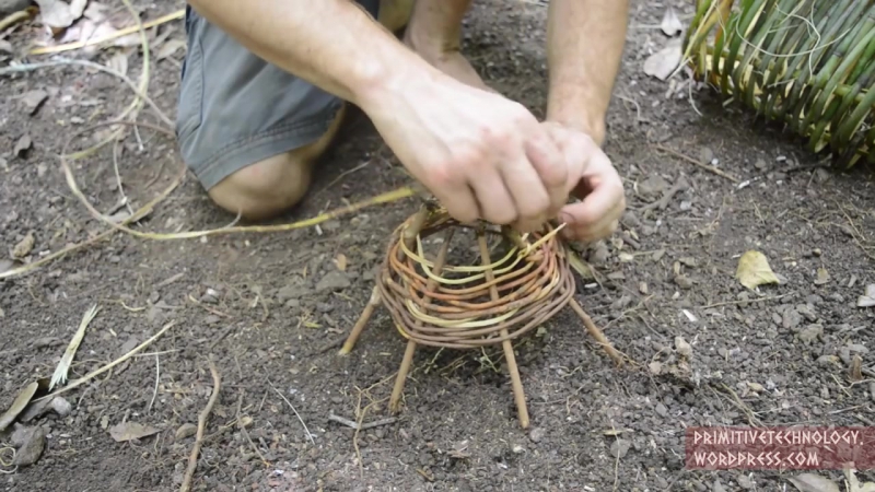 Primitive Technology Ловушка для рыбы